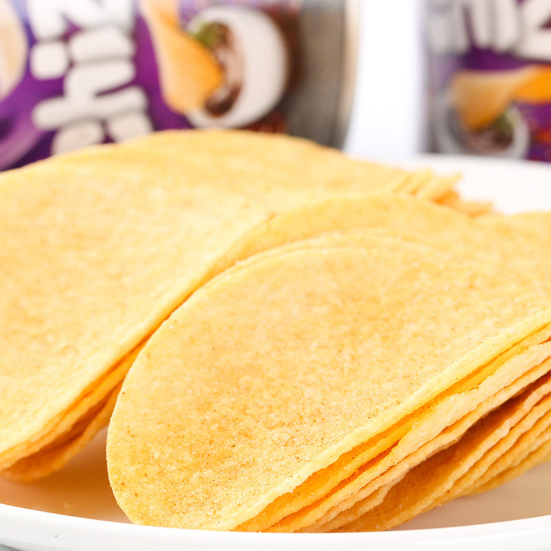 【天猫超市】马来西亚进口膨化零食品 趣发大胡子薯片烧烤味45g