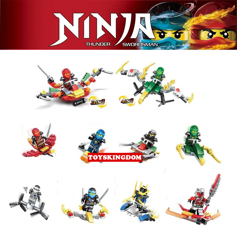 幻影忍者红蛇武士赞可合体配座骑拼装积木兼容乐高人仔玩具sy635