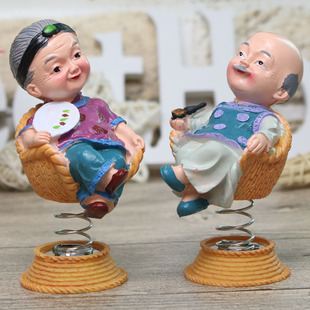 老人金婚结婚周年纪念日礼物银婚纪念品摆件送父母老年人生日礼品