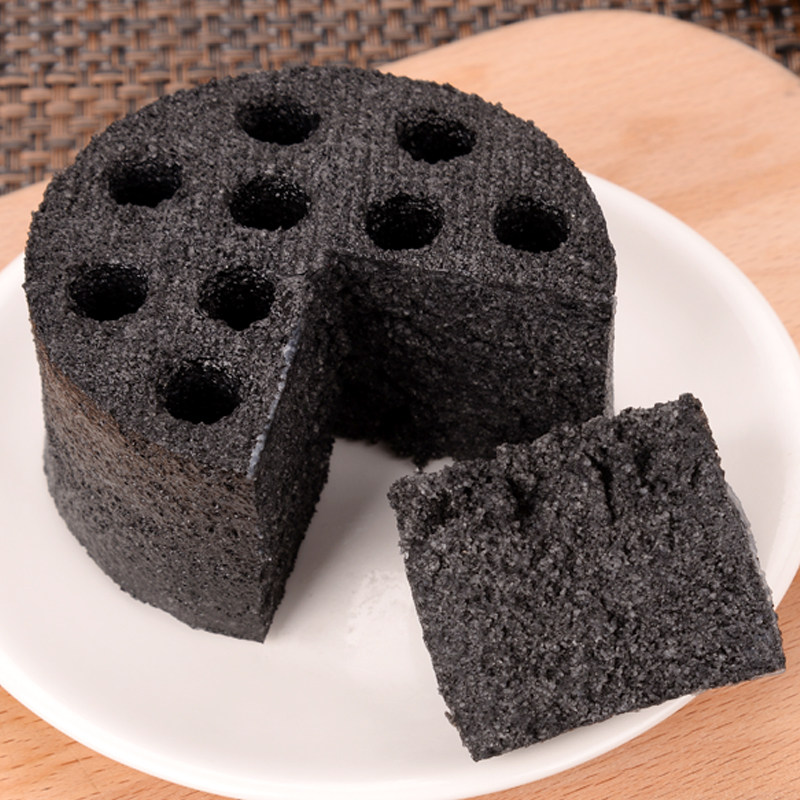 蜂窝煤黑米糕黑色糕点煤球蛋糕窝煤蛋糕创意甜点早点早餐250g/个