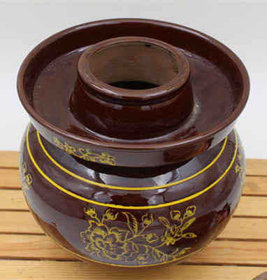 加厚四川腌大蒜辣椒老坛酸菜土陶泡菜坛子陶瓷腌咸菜坛子储物罐