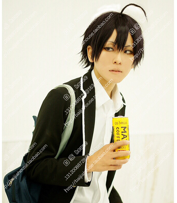 我的青春恋爱喜剧果然有问题 比企谷八幡 黑色短发cosplay假发