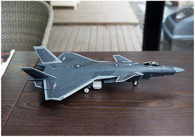 1:60殲20飛機模型j20戰鬥機仿真合金成品飛機模型軍事模型