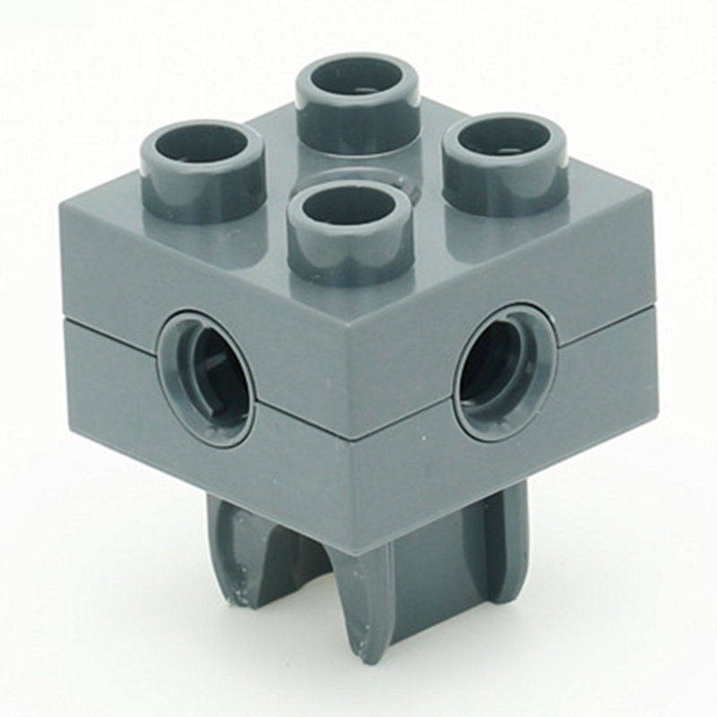 兼容乐高45002工程套装9206乐博士大积木固定配件倾斜手臂连接件