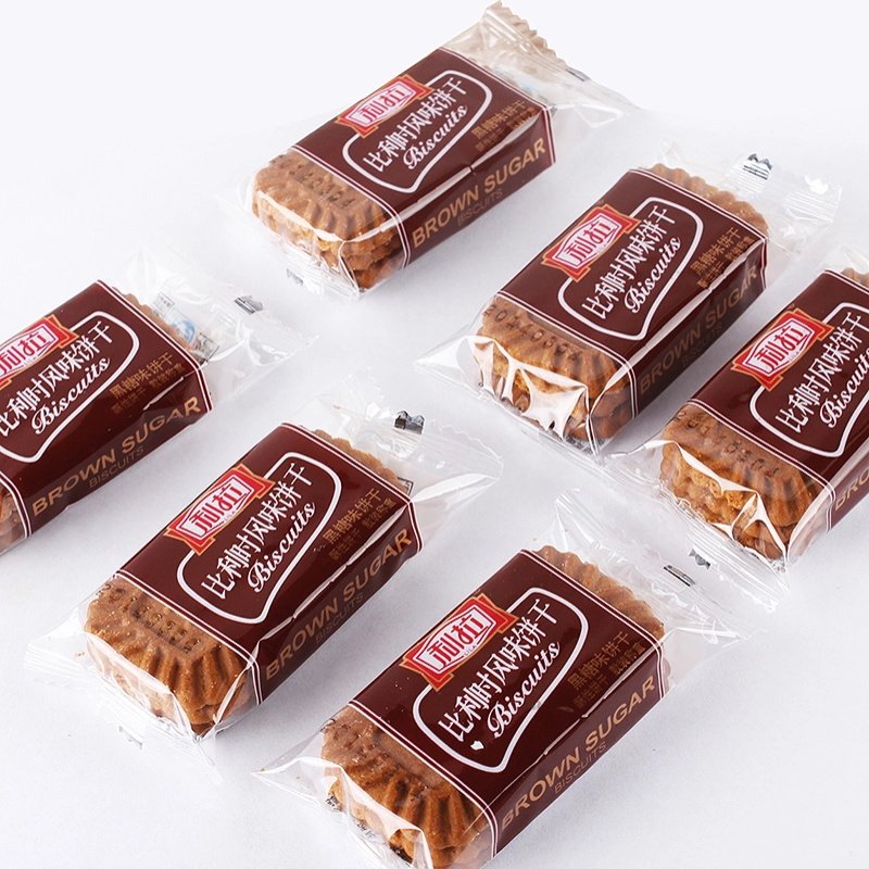 利拉焦糖味饼干单个约18g 居家休闲零食小吃品营养早餐