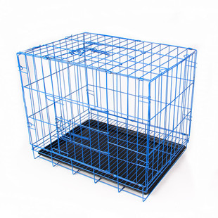 宠物狗笼 加粗铁丝泰迪贵宾小型狗笼 可折叠宠物笼子带托盘