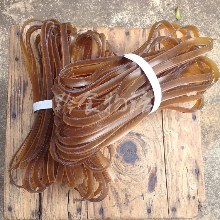 贵州特产苕粉宽粉皮条农家自制 红薯粉凉拌 火锅料苕皮红3斤包邮