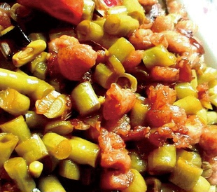 自制酸豇豆炒肉末酸豆角肉臊咸菜泡菜爽口下饭菜 特产川味