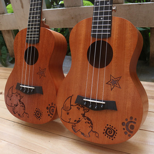 正品lezw菠萝s型21寸ukulele夏威夷四弦琴尤克里里六一儿童节礼物