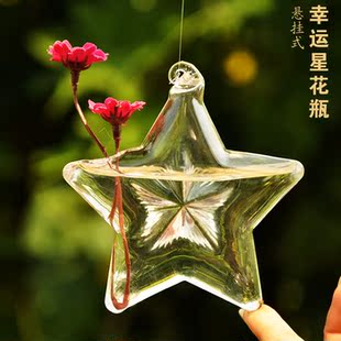 幸运瓶/许愿瓶//时尚漂流瓶南瓜瓶玻璃吊瓶植物瓶创意diy