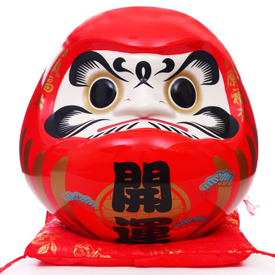 开运达摩摆件陶瓷储蓄罐日本料理装饰品日式店铺招财猫创意存钱罐