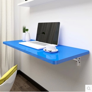 创意挂壁折叠桌多功能壁挂办公桌电脑桌挂墙折叠餐桌写字桌子吧台