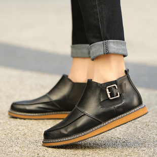 欧罗巴男鞋2016春款款珂卡夫旗舰店中跟色非专柜高档平跟男鞋大东