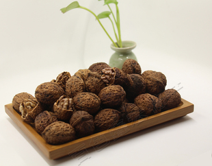 广西百色特产乐业山货紫心核桃5斤装礼盒配夹子全国包邮