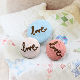 【凤曦】原创高档 刺绣纽扣 会说话的扣子 创意 礼品 特色礼物