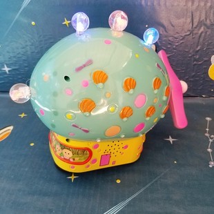 包邮正版花园宝宝叮叮车飞飞鱼带灯光音乐电动万向轮飞飞鱼玩新品