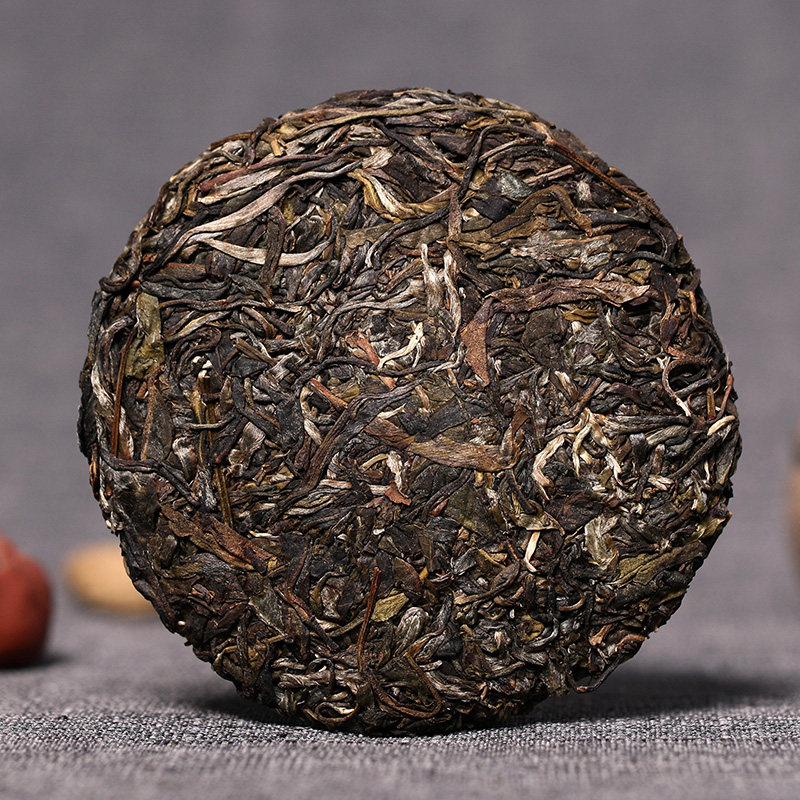 守一轩 云南普洱茶 七子饼茶 吉祥 生茶 100克 9.9元 包邮