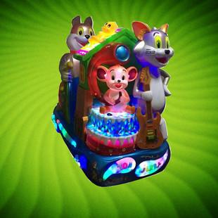 2015新款摇摇车儿童电动投币猫和老鼠摇摆机厂家直销迪士尼玩具车