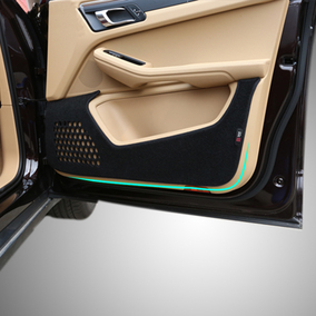 专用于保时捷macan卡宴帕拉梅拉车门防踢垫保护防护内饰改装配件