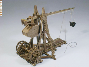 迷你匠 抛石机 古代攻城器系列gz001