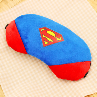 超级英雄超柔冰袋眼罩卡通午睡眼罩个性创意超人遮光睡眠3d眼罩