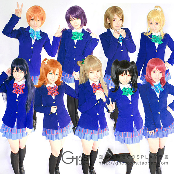 天河动漫 love live cos服 lovelive 校服 cosplay动漫服装