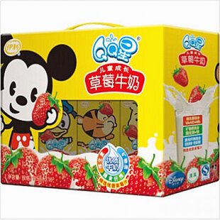 16年6月伊利qq星儿童牛奶草莓125