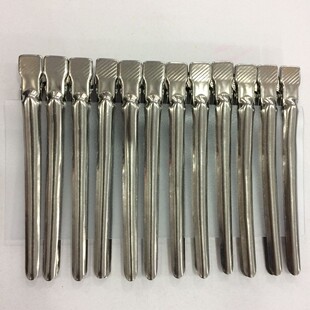 夹子 手推波纹夹/钢鸭嘴夹/ 卡子 压嘴夹 夹子 盘发专用