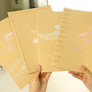 文具 巨门文具 爱音符五线谱音乐笔记本钢琴练习琴谱 b5车线音乐本40