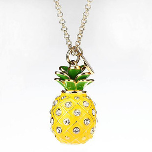 项链 现货玛丝菲尔素专柜正品代购 项链b21328018 长款菠萝项链 进口