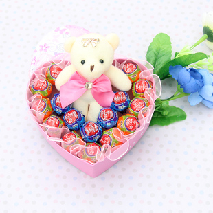 diy16支真知棒棒棒糖礼盒装糖果情人节礼物礼品创意送男女朋包邮