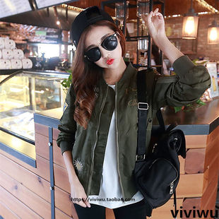 韩版小外套女款秋冬太空棉棒球服外衣加厚女装修身短夹克上衣冬装