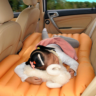床垫suv车中床植绒旅行床儿童后排睡垫床 牛津布汽车载充气床垫小轿车