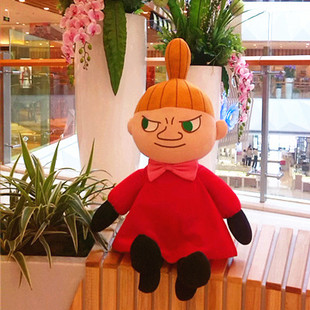 新款精品moomin姆明/亚美公仔抱枕生日礼物毛绒玩具大号摆件用品