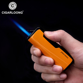 高希霸防风直冲打火机4火直喷喷火雪茄打火机充气打火机男士精品