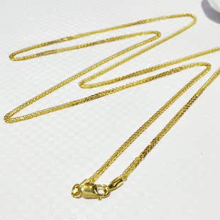 项链24寸肖邦项链 60cm长链 18k金长链 5.3g左右