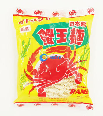日本制伊藤进口蟹王面/方便面/即食面 1包85g