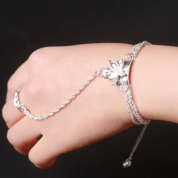 诛仙青云志碧瑶同款伤心花手链 时尚一体连指手链 学生饰品包邮