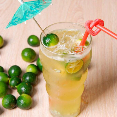 现摘海南青金桔小青桔橘子酸爽多汁新鲜水果供冷饮奶茶店5斤包邮