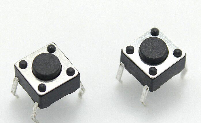 贴片 轻触开关 6*6*5 四脚 6x6x5h(100只)