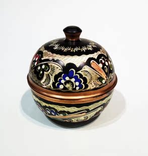 手工艺铜糖罐咖啡用品用具的桌面搭档和上好家居饰品-2016