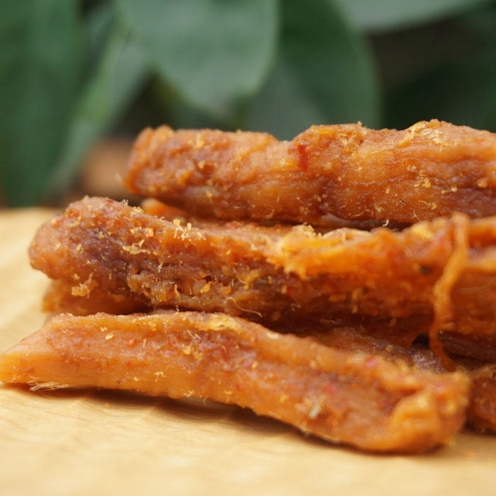 潮汕香辣手撕猪肉条 特产零食 手工180g|半饱良味 宅人食堂