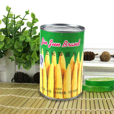 金君玉米笋罐头425g粟米笋 炒木耳虾球 烧排骨 火锅 凉拌烧汤均可