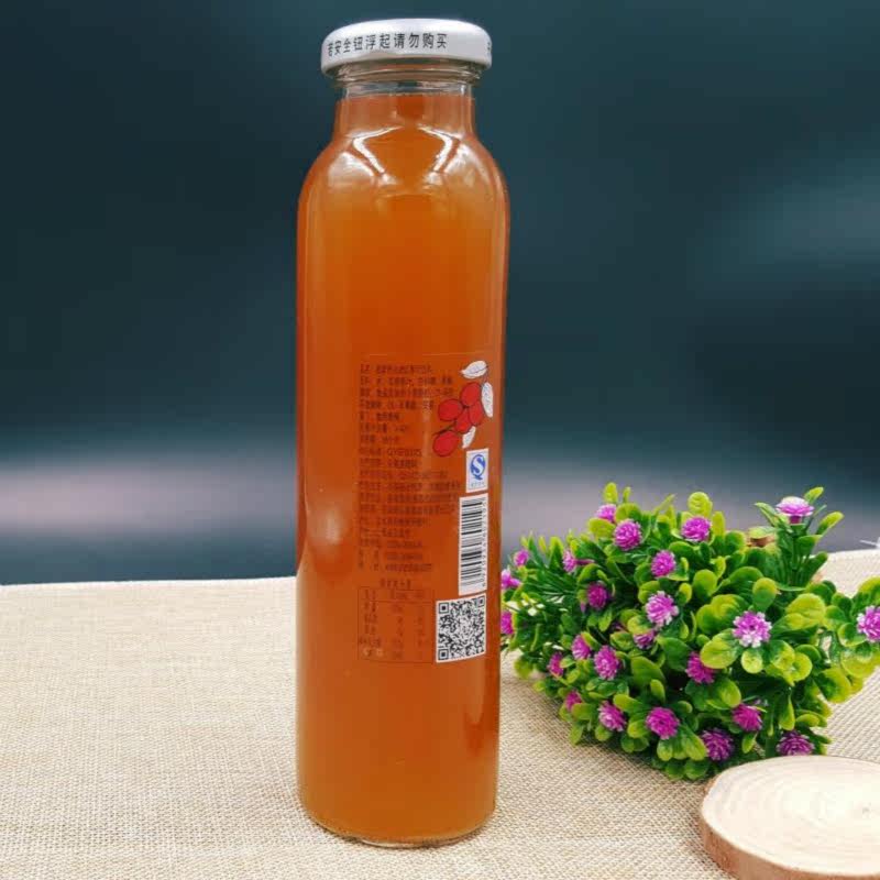 包邮8瓶可与沙棘雪梨混搭 吕梁野山坡红枣汁300ml/瓶 果汁饮料