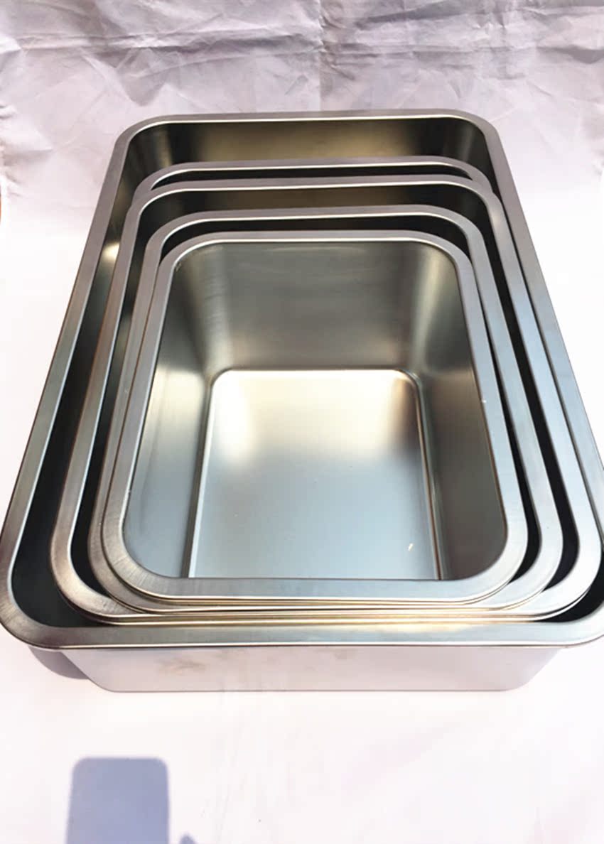 包邮不锈钢长方形方盘托盘 餐盘烧烤工具用品 烧烤盘饭盘菜盘水饺