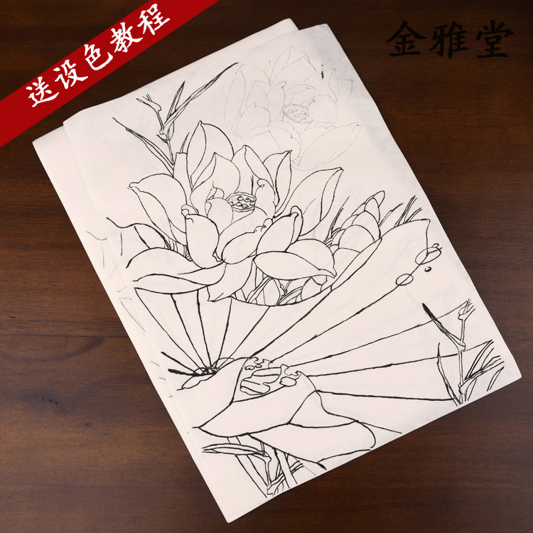 勾线画入门,入门线描画,工笔画勾线入门_大山谷图库