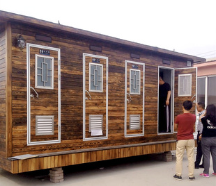 呼和浩特包头市乌海市集宁通辽旅游景区防腐木公共厕所卫生间水冲