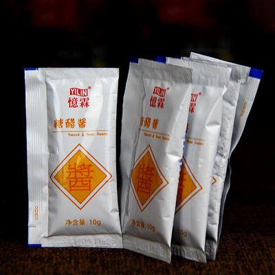 忆霖糖醋酱10g 肯德基鸡块鸡米花薯条汉堡酸甜酱蘸酱 200包包邮