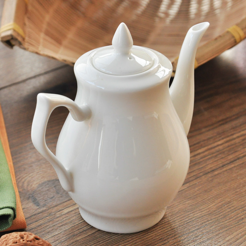 骨瓷酱油醋瓶 陶瓷小酱醋壶 调味瓶 景德镇纯白调料瓶 油瓶