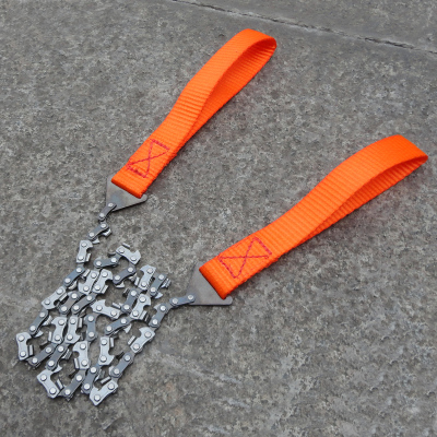 野外求生线锯不锈钢丝锯户外强力手动链锯条折叠锯子生存装备绳锯